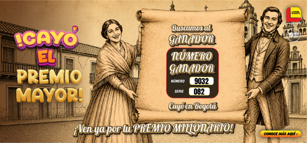 ¡Cayó el Premio Mayor! de La Lotería de Bogotá