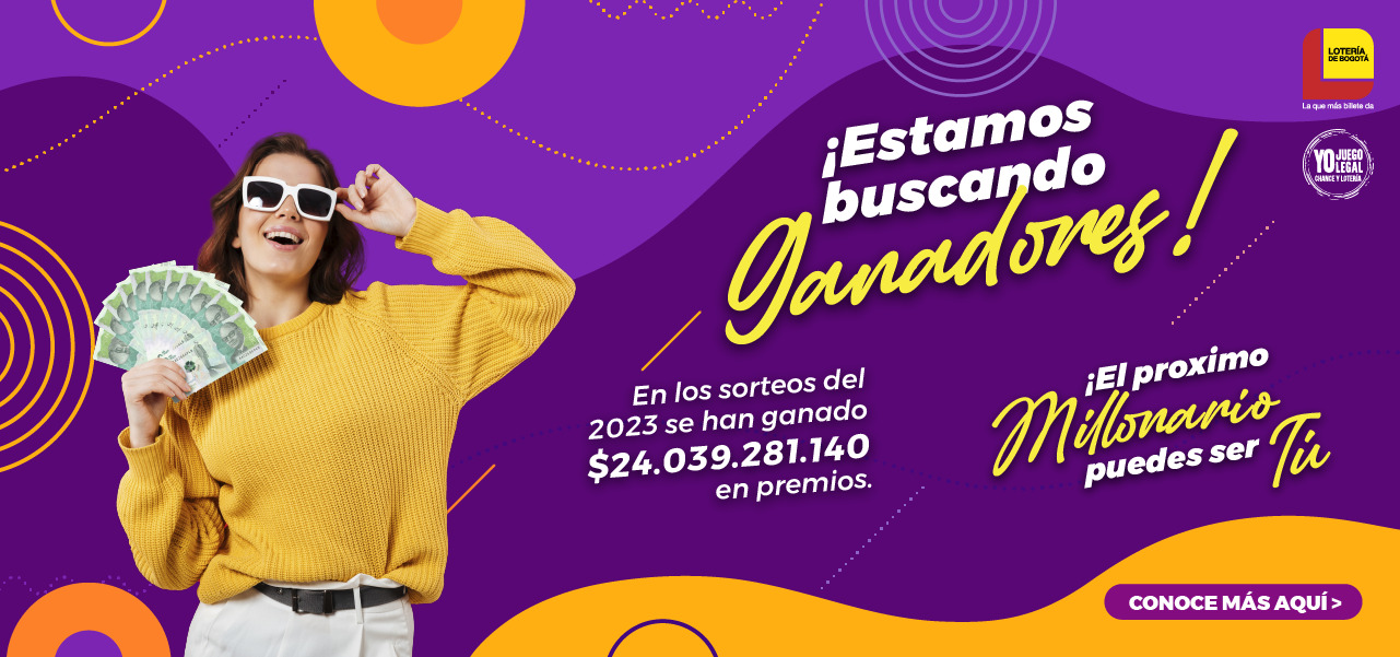 número ganador - Lotería de Bogotá