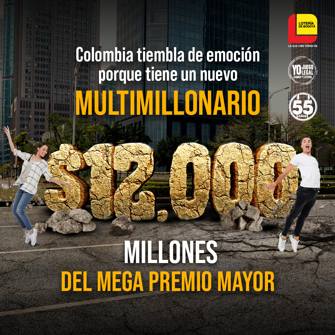 Cayó el premio mayor del sorteo del 17 de agosto- Loteria de Bogotá