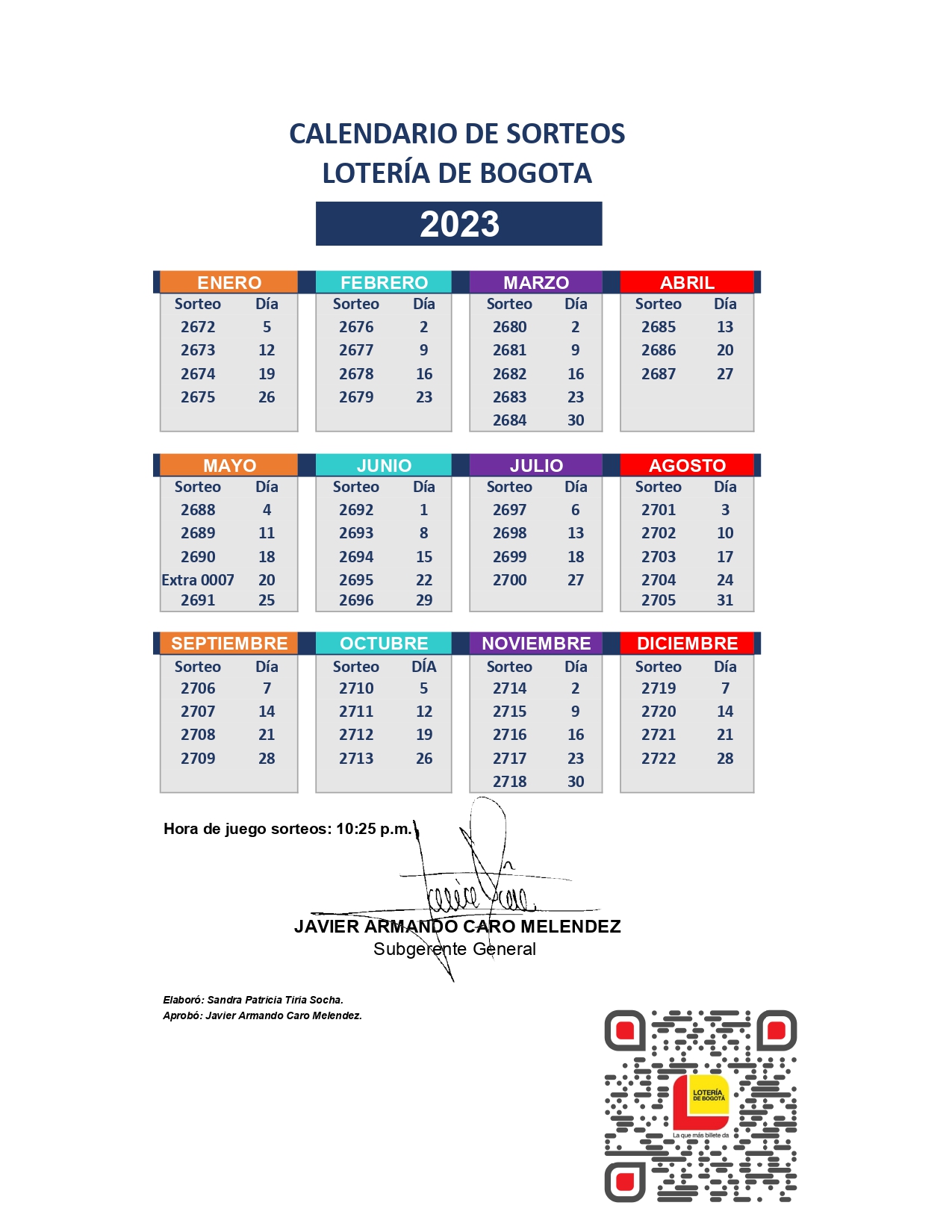 Calendariodesorteos2023_page0001 → Lotería de Bogotá