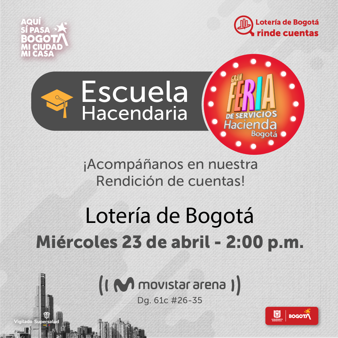 Lotería de Bogotá, rinde cuentas