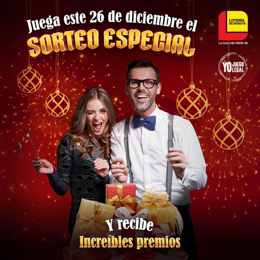 Juega el sorteo 2774 del 26 de diciembre de 2024 -Lotería de Bogotá