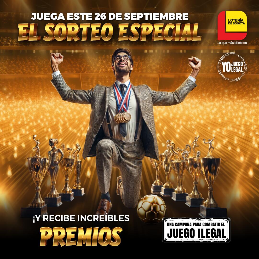 SORTEO ESPECIAL DEL 26 DE SEPTIEMBRE-LOTERÍA DE BOGOTÁ