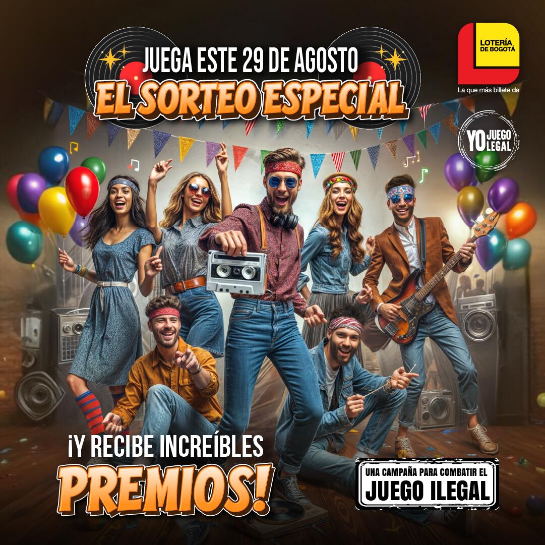 Juega el sorteo especial del 29 de agosto de 2024.