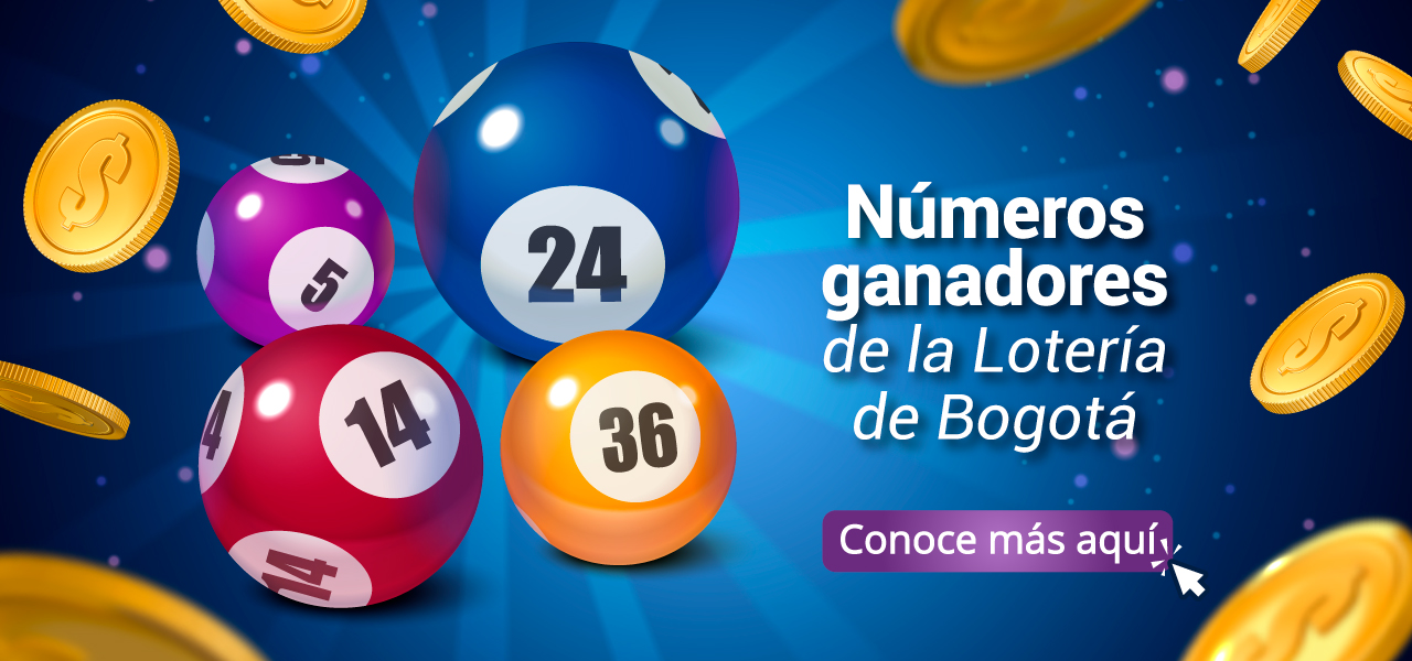 Números ganadores - Lotería de Bogotá