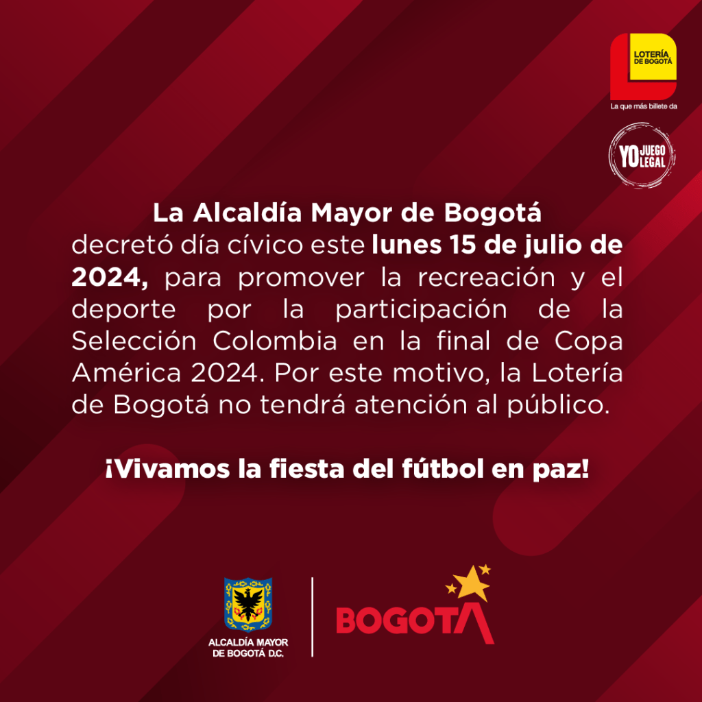 Día cívico por participación de selección colombia en final de la copa américa 2024